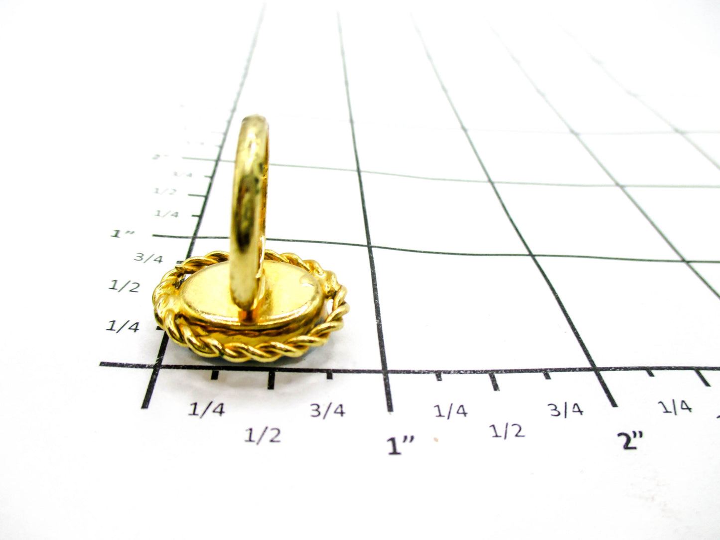 Enamel Rose Adjustable Ring