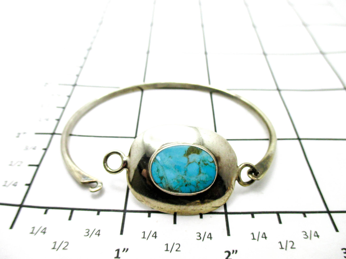 Sterling Silver Turquoise Bracelet