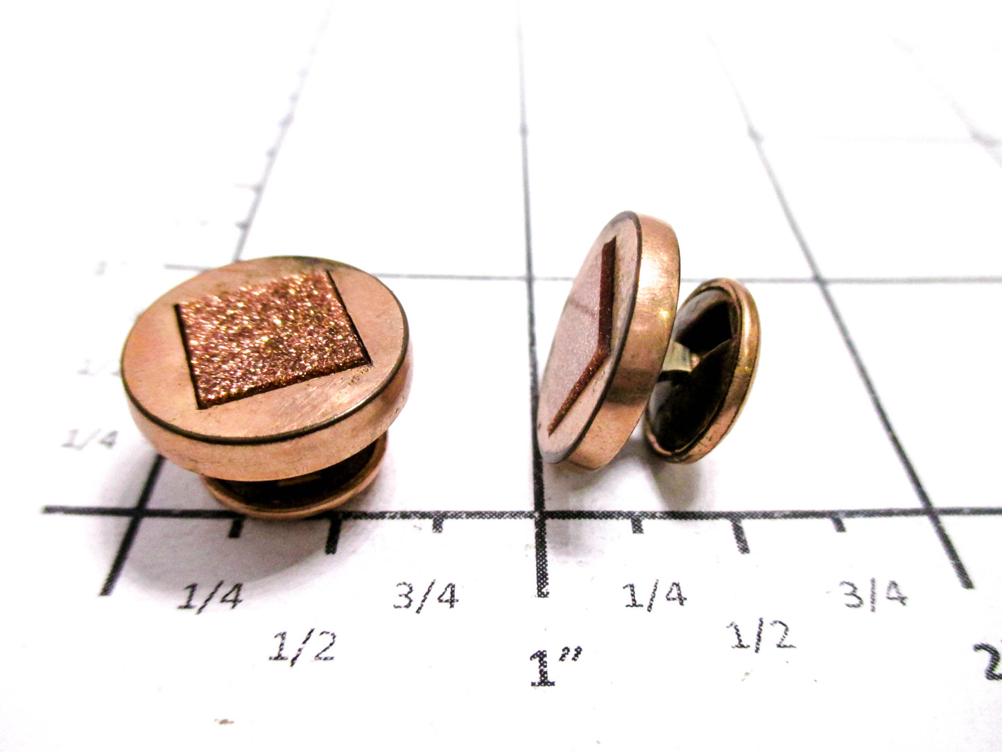 1880s Cuff Buttons - Victorian Cuff Jewelry