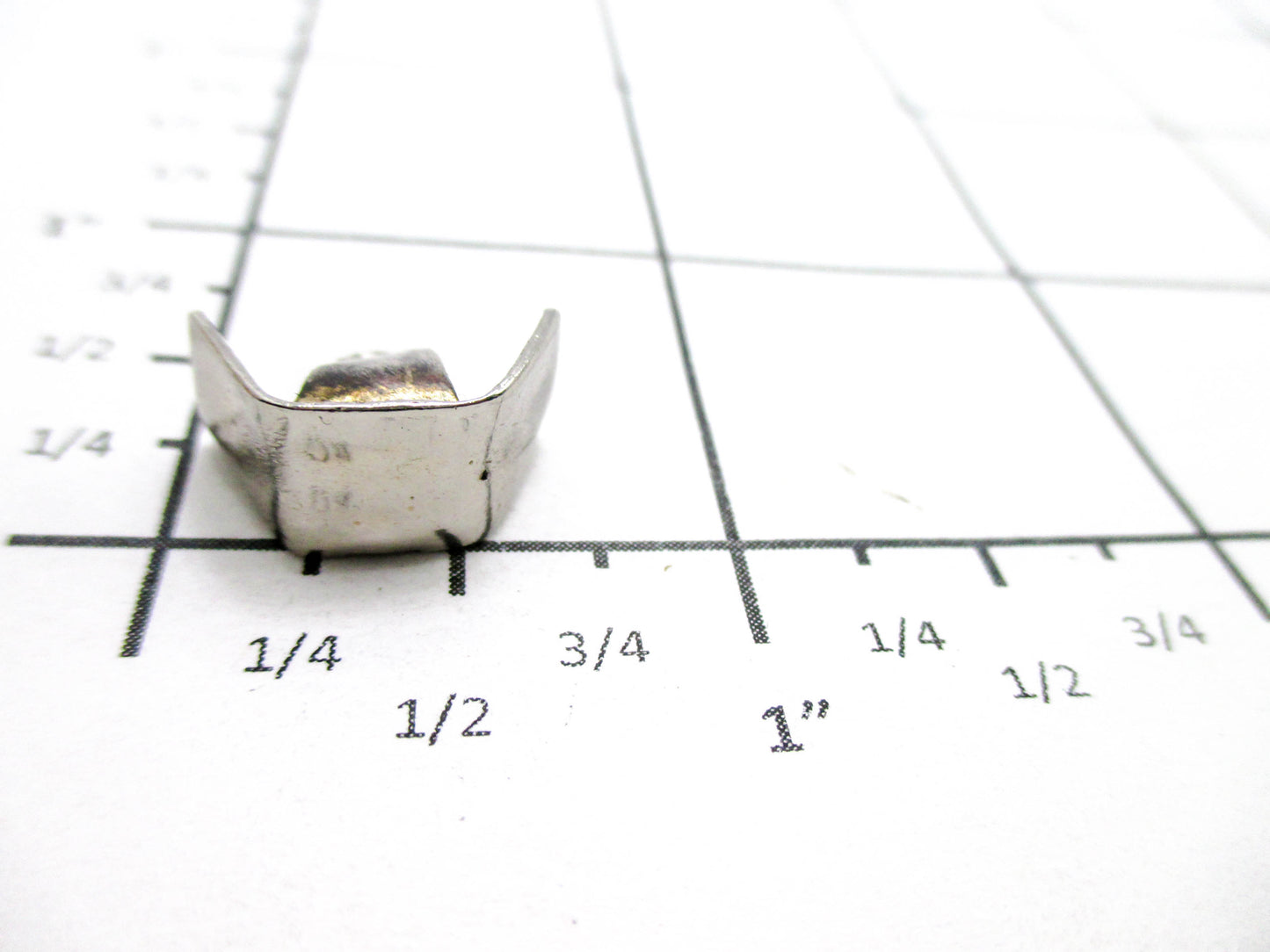 Vintage Nurses Cap Charm - Aged Silver