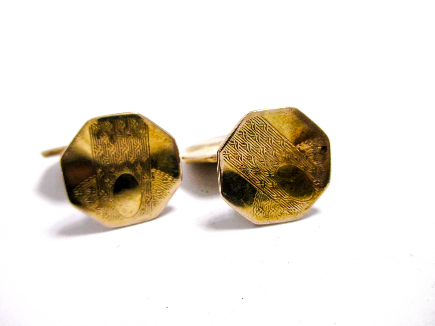 Early 20th Century Guilloche Cufflinks
