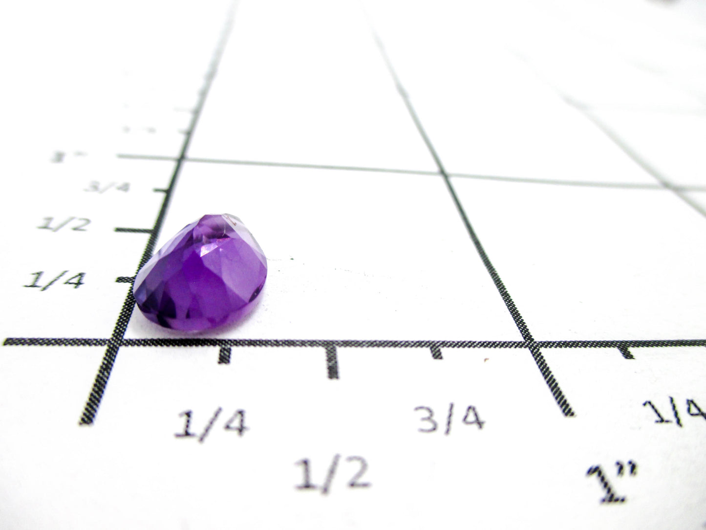 Loose Gemstone - Amethyst on the Presidium II Gems Tester