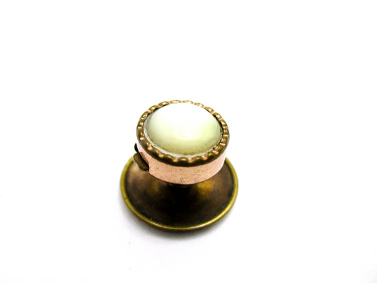 1880s Bachelor Button Stud - Mother of Pearl Center