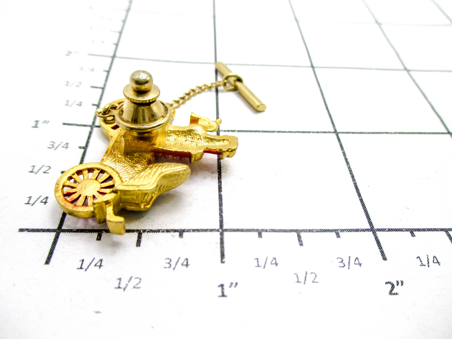 Old Time Fire Engine Tie or Lapel Pin