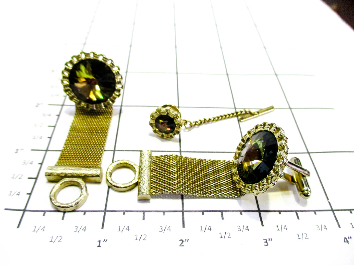 DANTE Wraparound Cufflinks - Beautiful High Gold Tone Fashion
