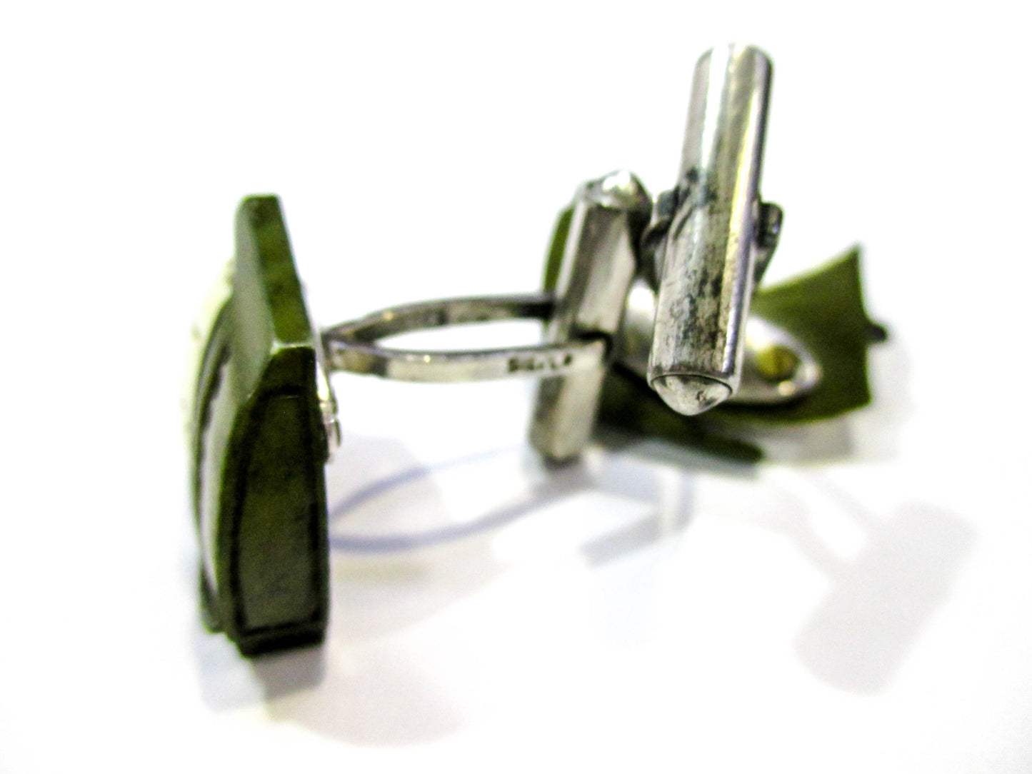 Japanese Treasure Ship Cufflinks - Rare Carved Boat Cuff Links