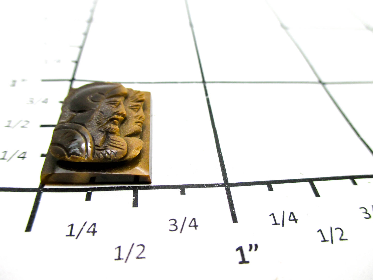 Couple's Cameo Soldier with Lady Double Profile - Loose