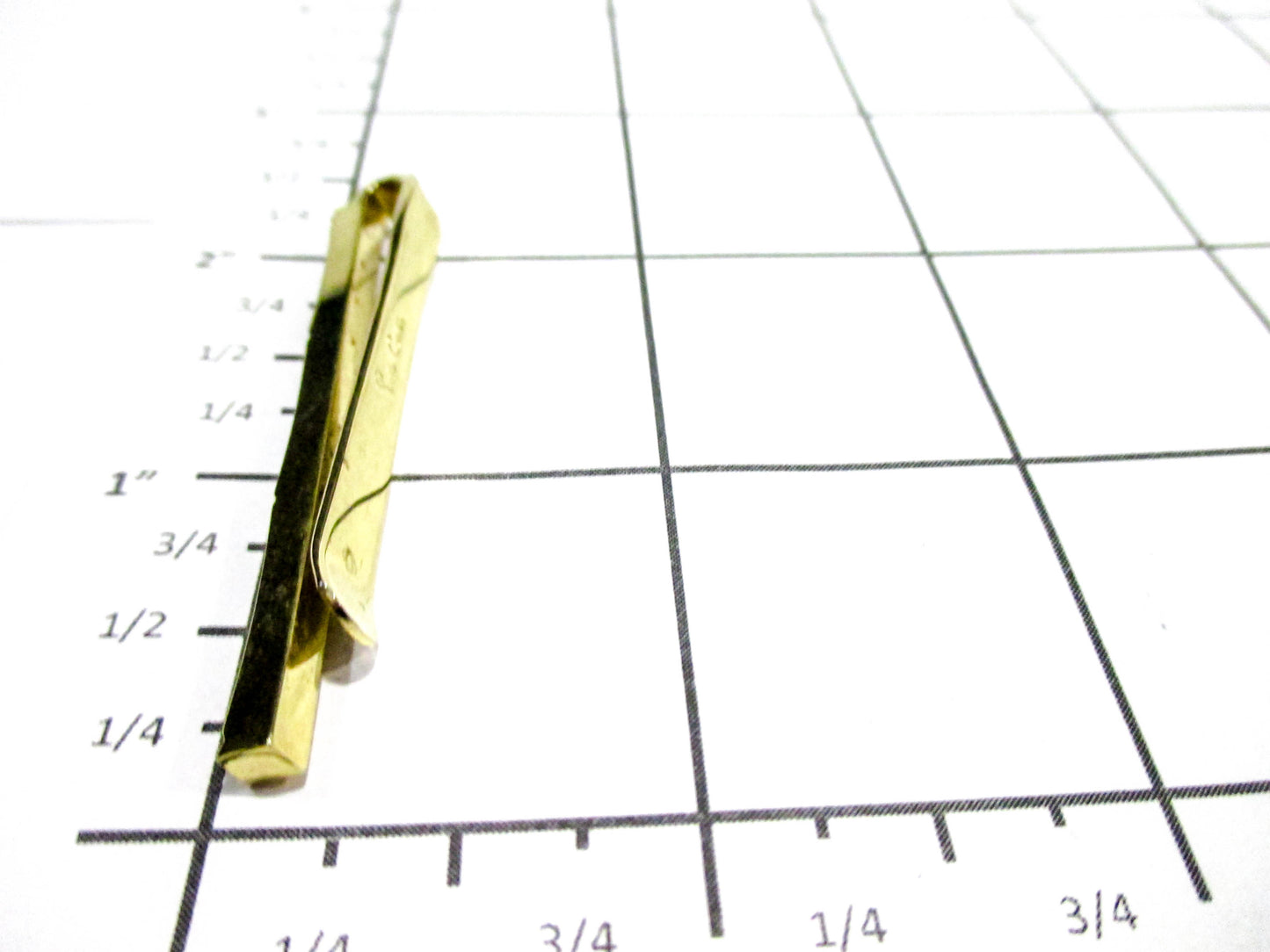 Vintage Pierre Cardin Very Gold Tone Tie Bar