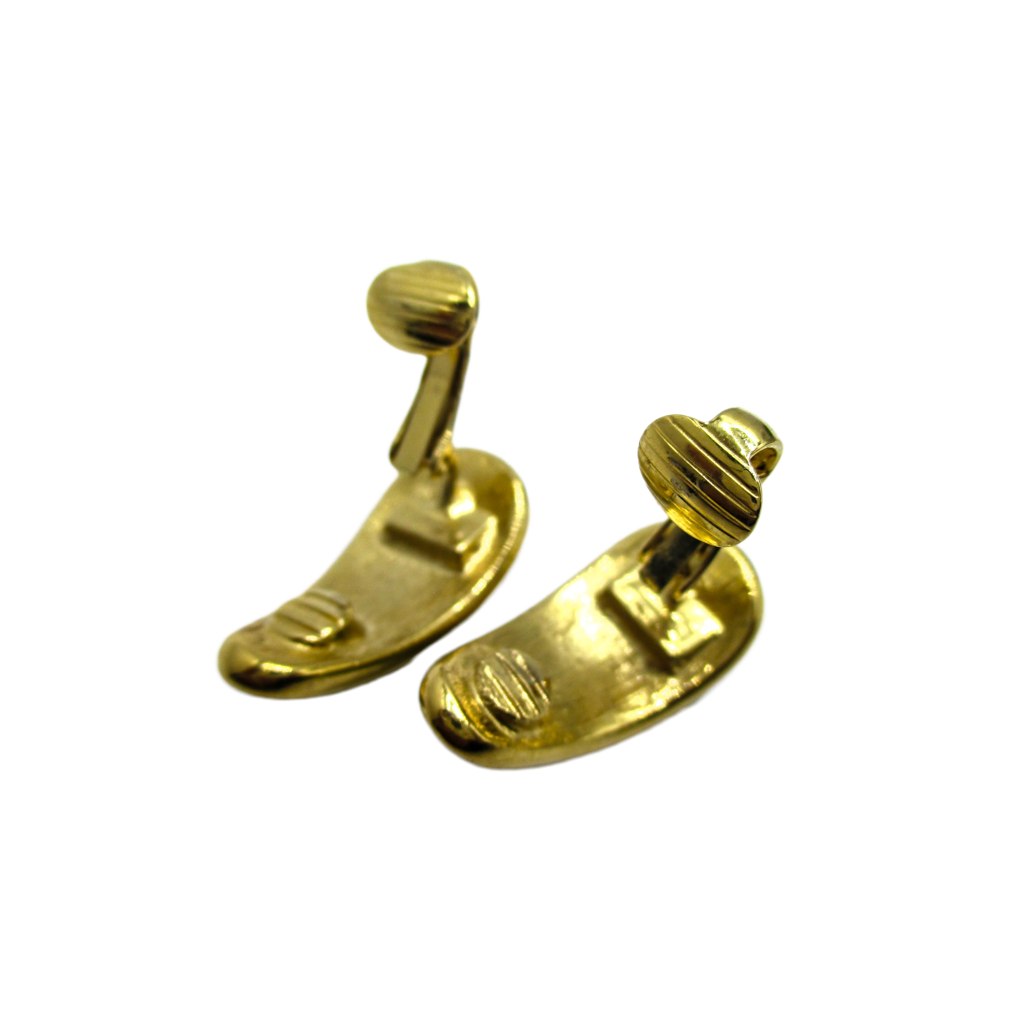 1980s Trifari Ear Clips - Clip-on Earrings by Late Century Trifari