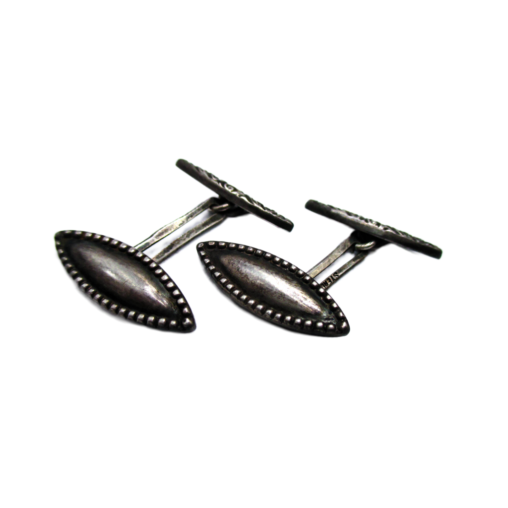 Antique Sterling Cufflinks - 125 Years of Beautiful