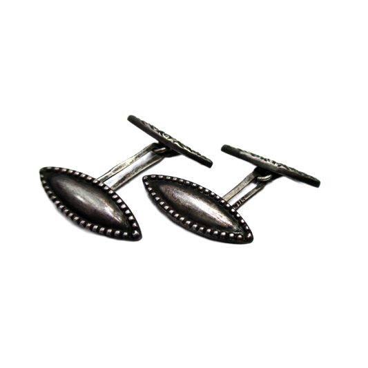 Antique Sterling Cufflinks - 125 Years of Beautiful
