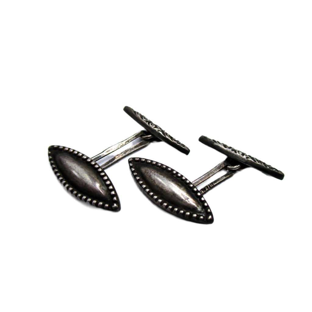 Antique Sterling Cufflinks - 125 Years of Beautiful