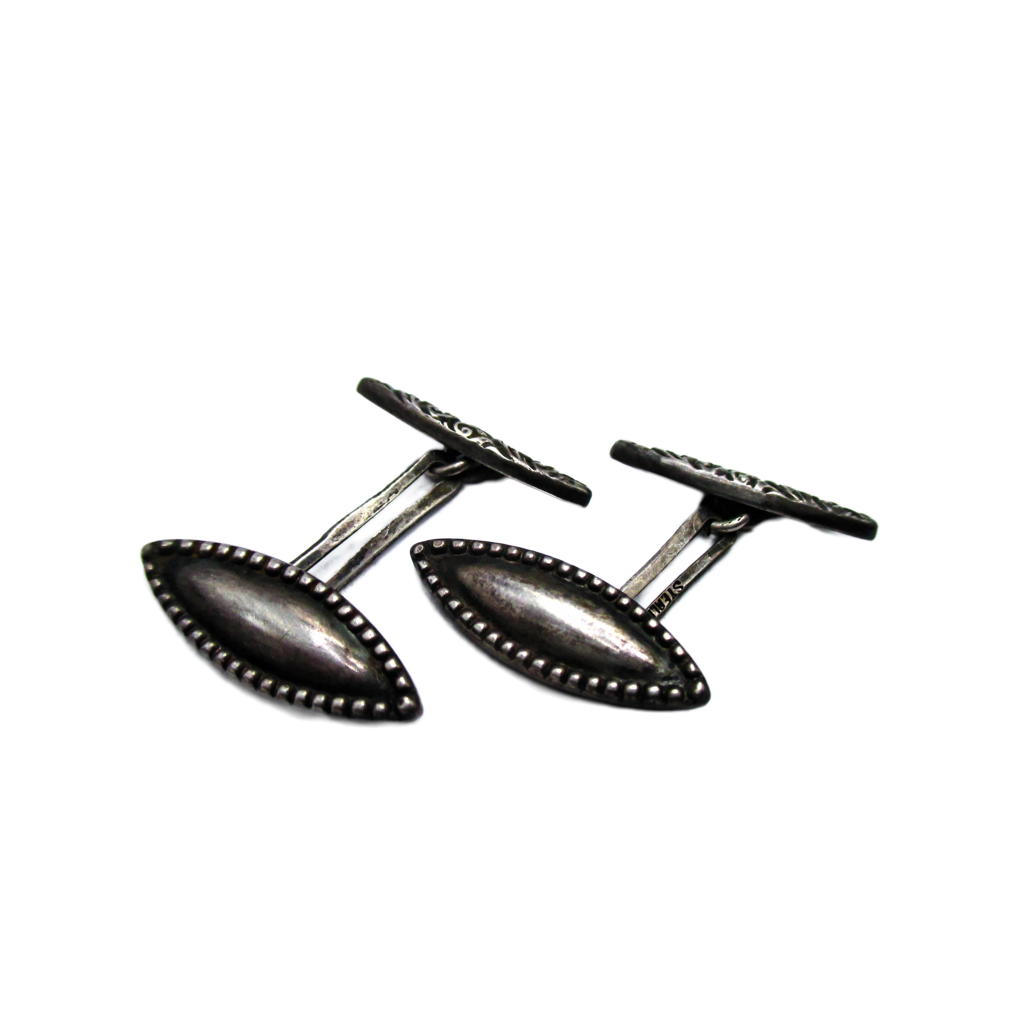 Antique Sterling Cufflinks - 125 Years of Beautiful