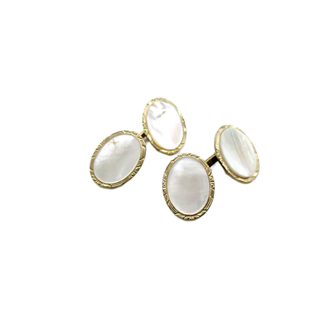 1930s Mother of Pearl Cufflinks