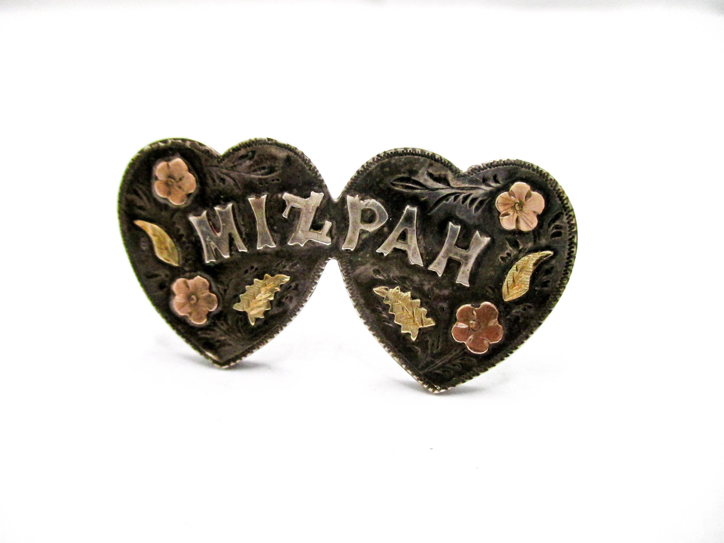 Antique Sterling MIZPAH Sweetheart Brooch - 1891 Birmingham Date