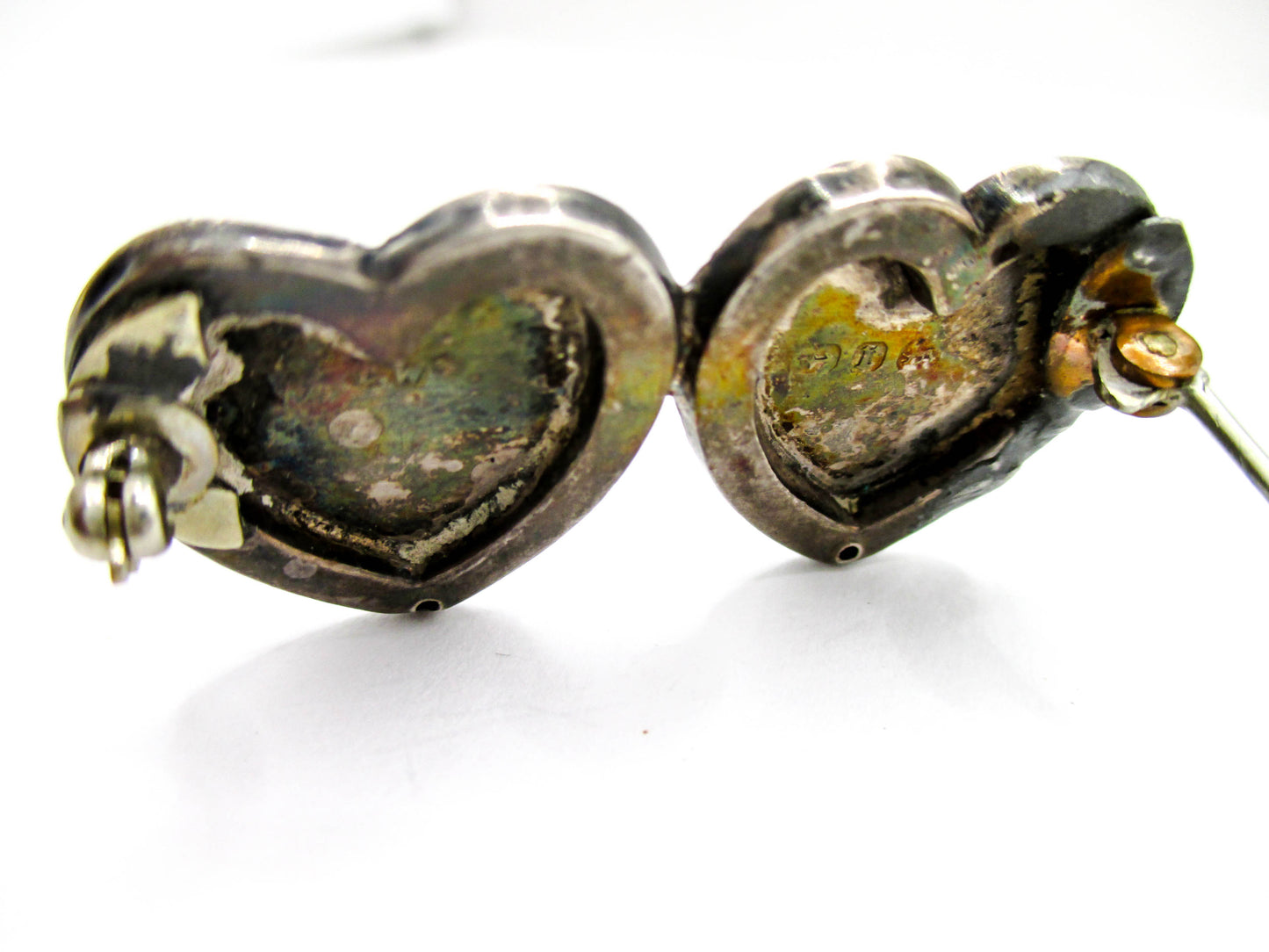 Antique Sterling MIZPAH Sweetheart Brooch - 1891 Birmingham Date