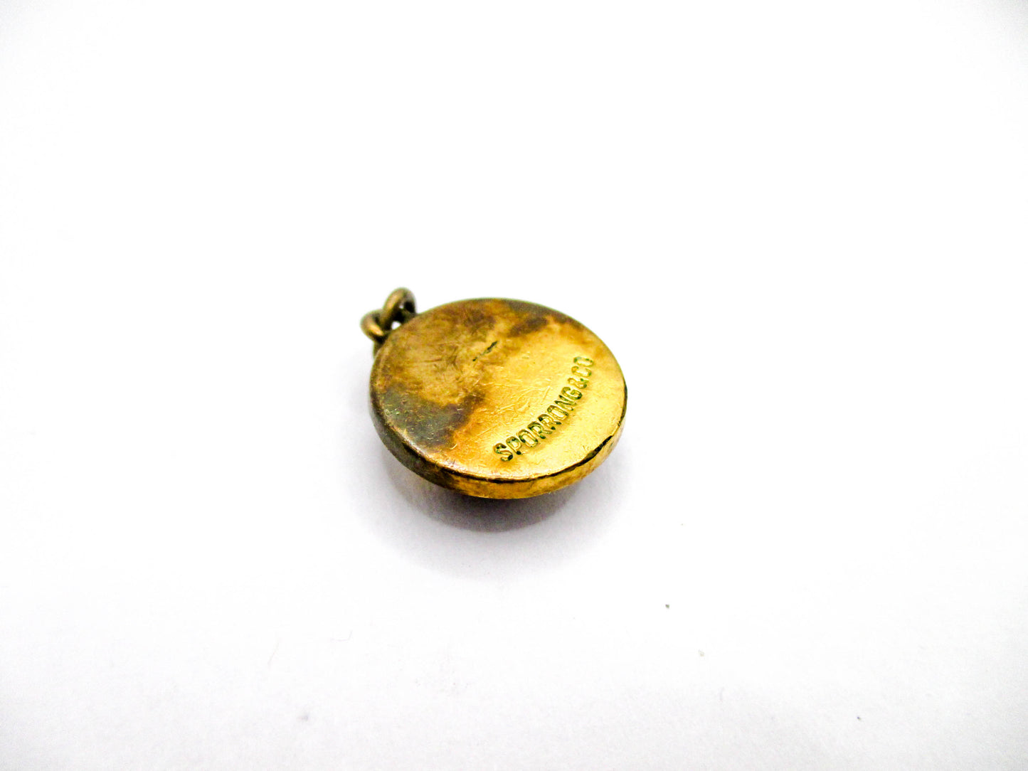 Vintage Sporrong Sweden Royal Three Crown Enamel Charm