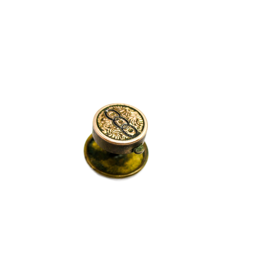 Antique Odd Fellow Jewelry - Taille Dépargne 3 Ring Sud