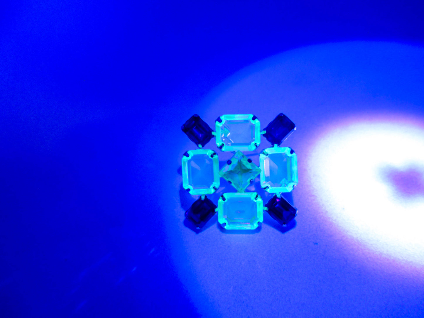 Green Glowing Plastic Pin