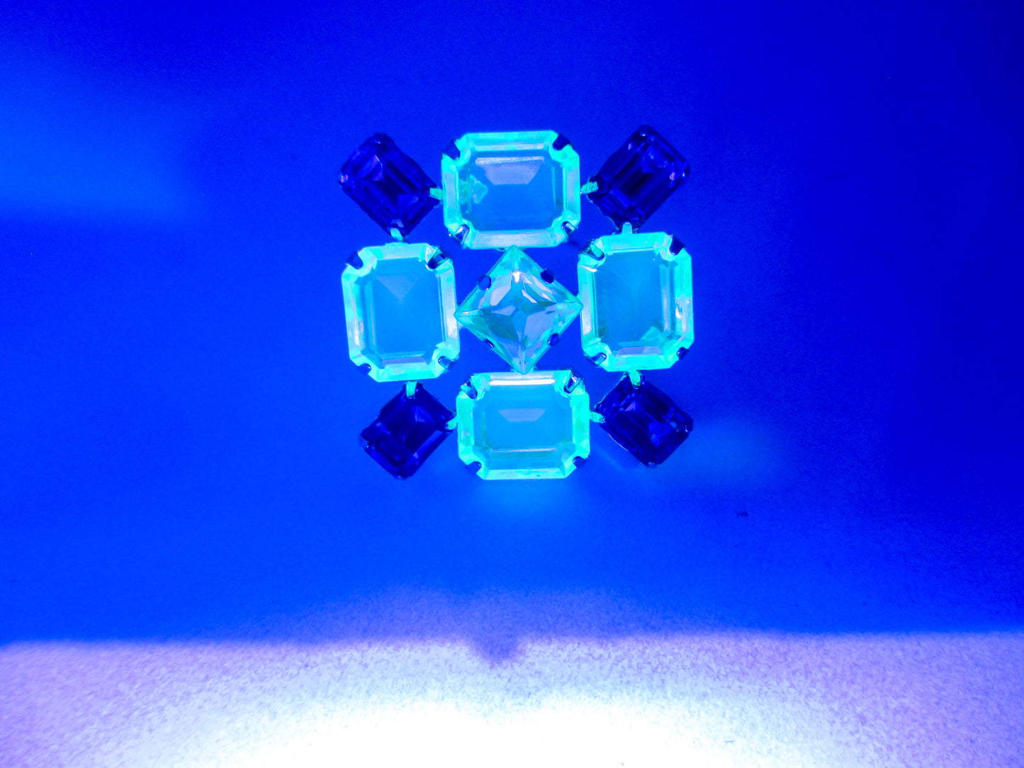 Green Glowing Plastic Pin