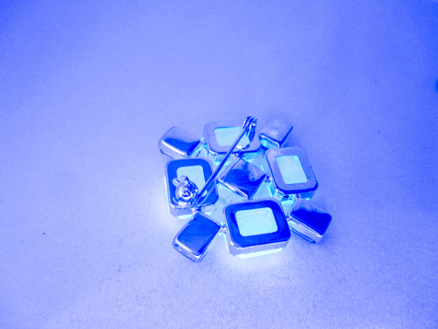 Green Glowing Plastic Pin