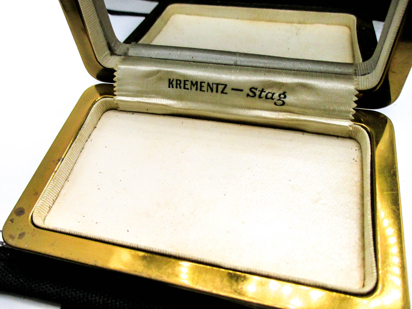 Krementz Cufflinks and Button Set - With Mirrored Presentation Box