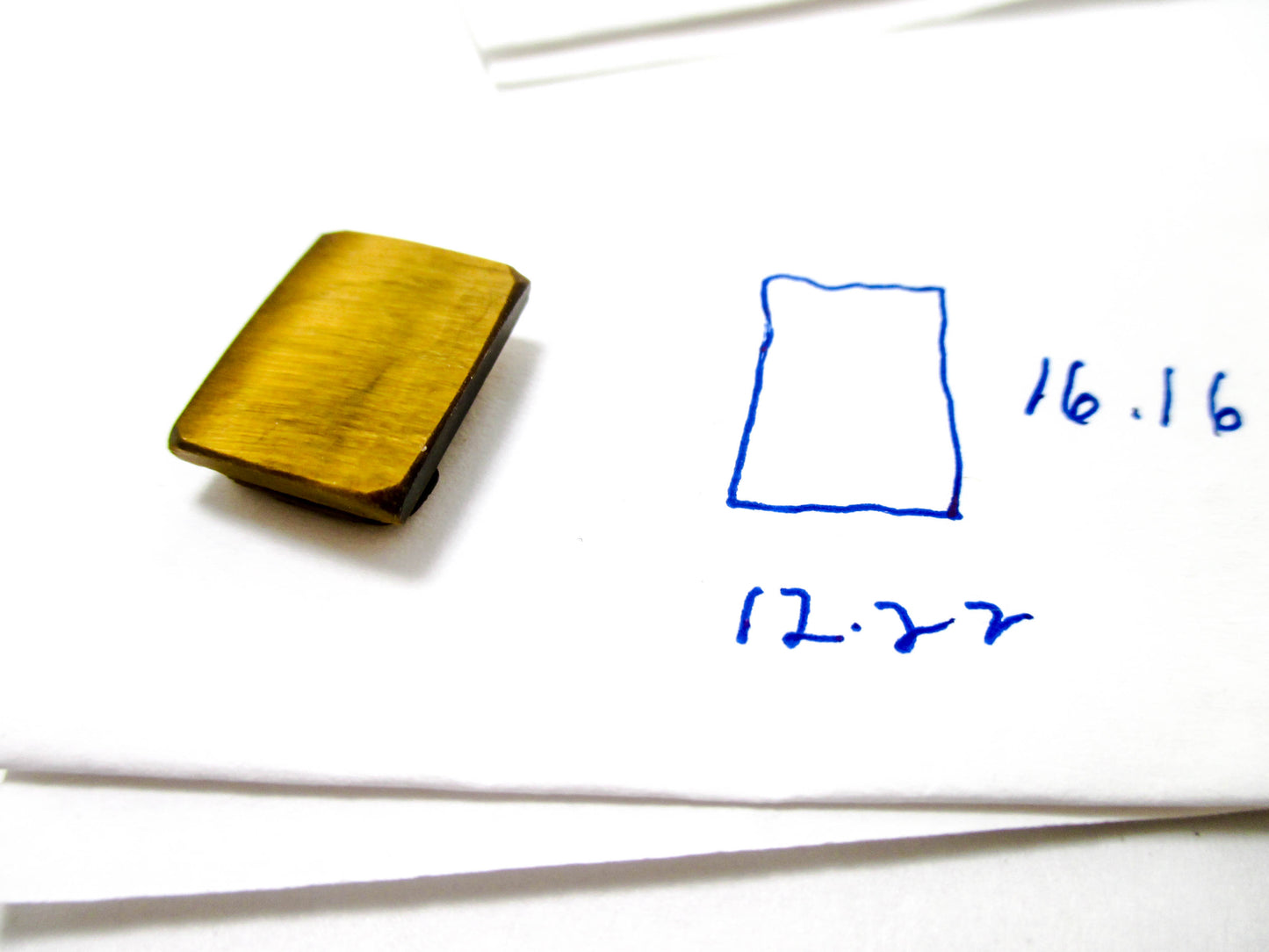 Loose Cameos Tiger’s Eye Damaged and Chipped Lot of 2