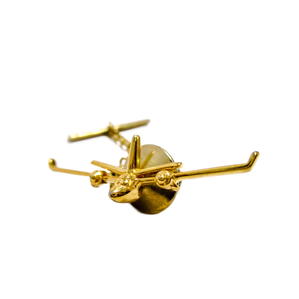 Airplane Tie or Lapel Pin - Jewelry for Pilots or Mechanics