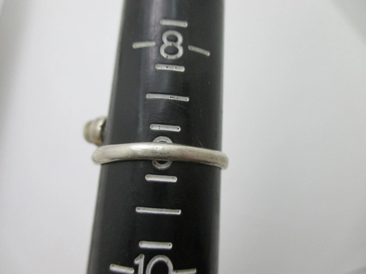 Manta Ray Sterling Silver - Rainbow Abalone Ring Size 9