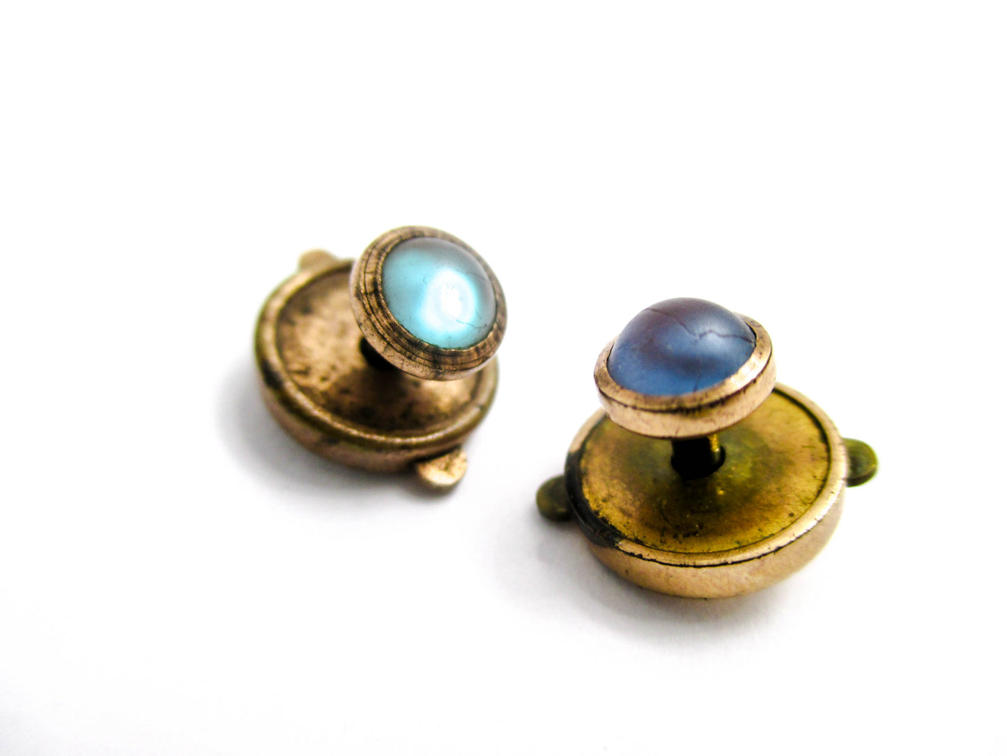 Victorian Saphiret Studs - Dated 1879 - The Real Deal