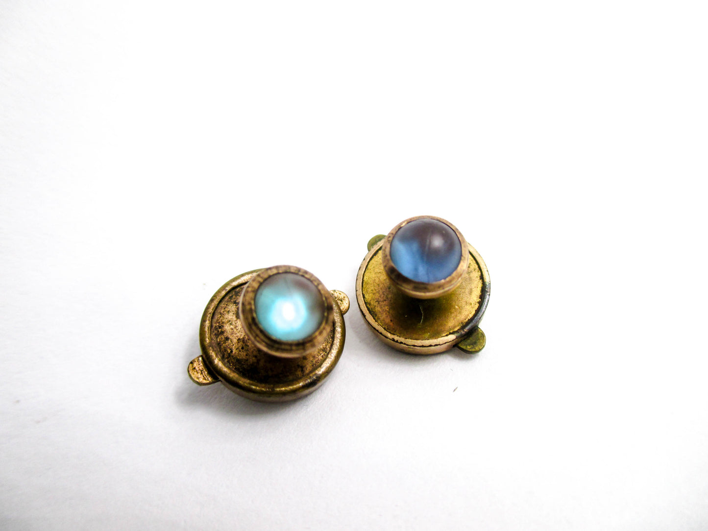 Victorian Saphiret Studs - Dated 1879 - The Real Deal