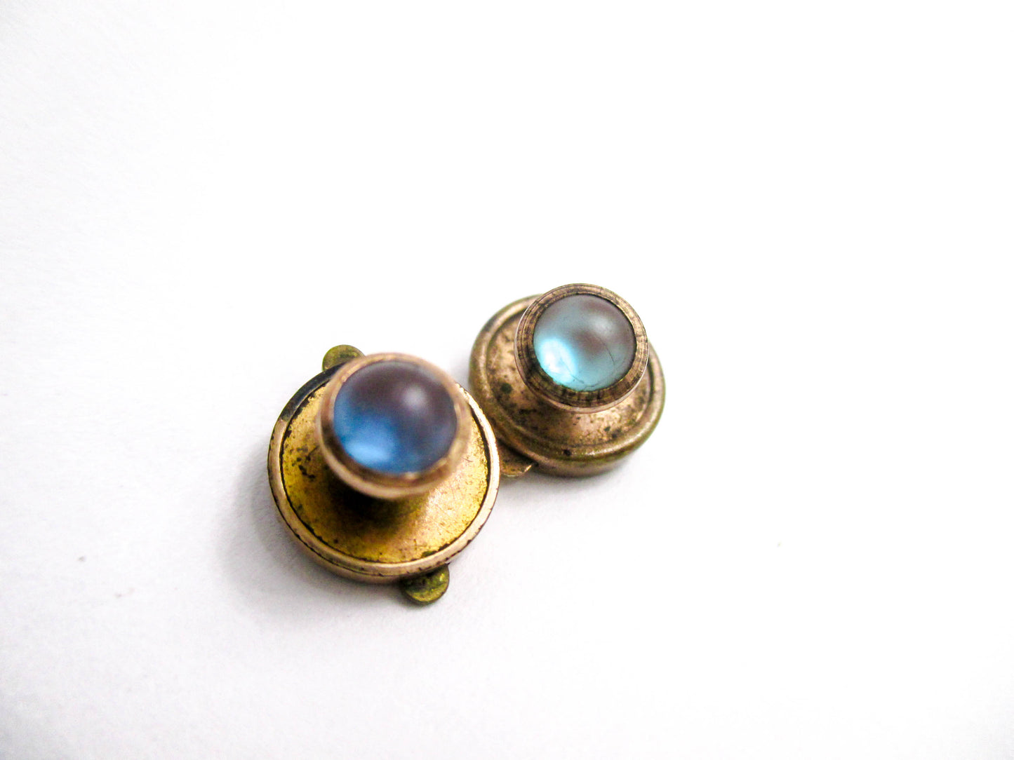 Victorian Saphiret Studs - Dated 1879 - The Real Deal