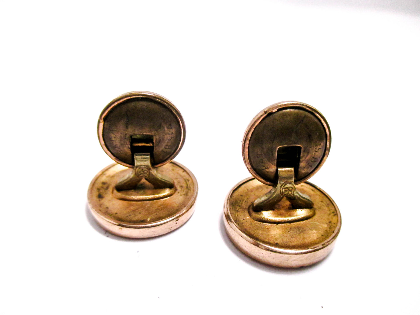 1880s Cuff Buttons - Victorian Cuff Jewelry