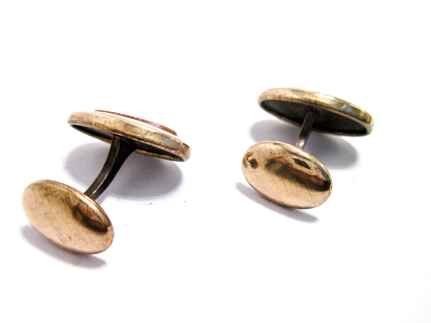 Goldstone Cufflinks - Early 1900s Edwardian Men's Fashion