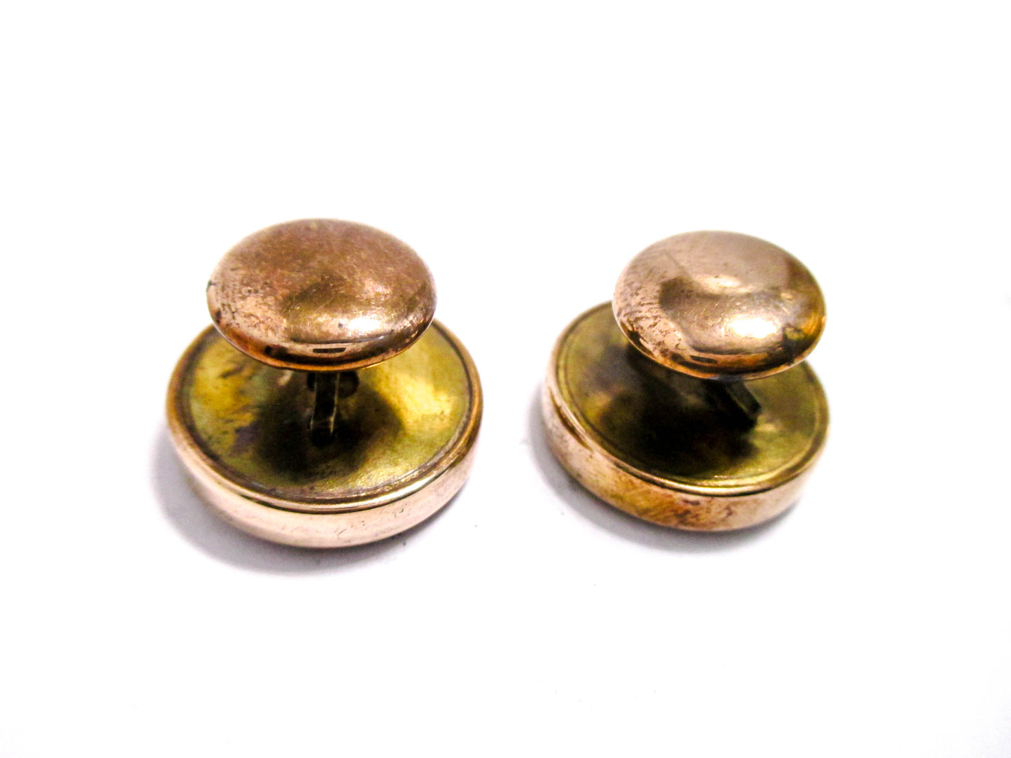 Victorian Patriotic Cuff Buttons - Red White and Blue