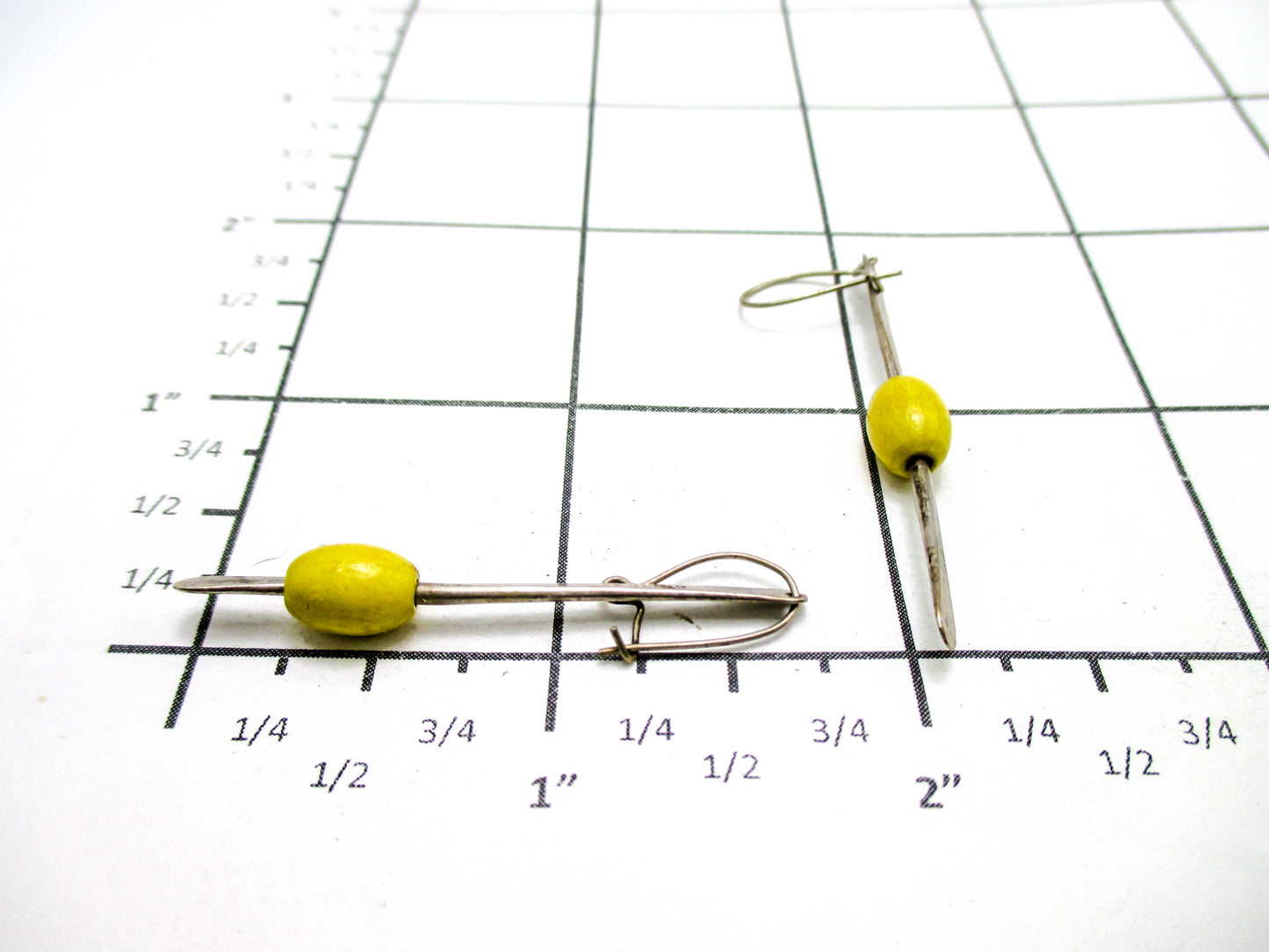Sterling Silver Dangle Bead Earrings