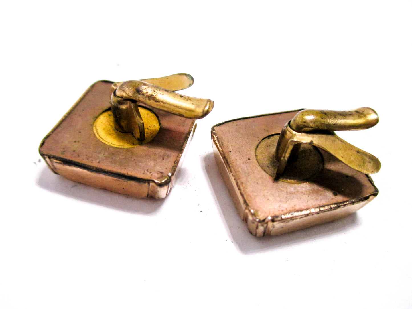 Victorian Tri-Gold Cuff Buttons- A Mimic of Back Hills Gold