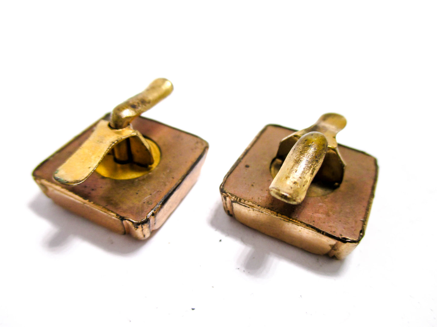 Victorian Tri-Gold Cuff Buttons- A Mimic of Back Hills Gold