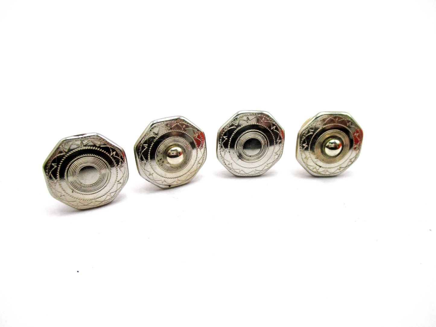 1920s Gold Filled "STA LOKT" Security Tab Snap Cufflinks