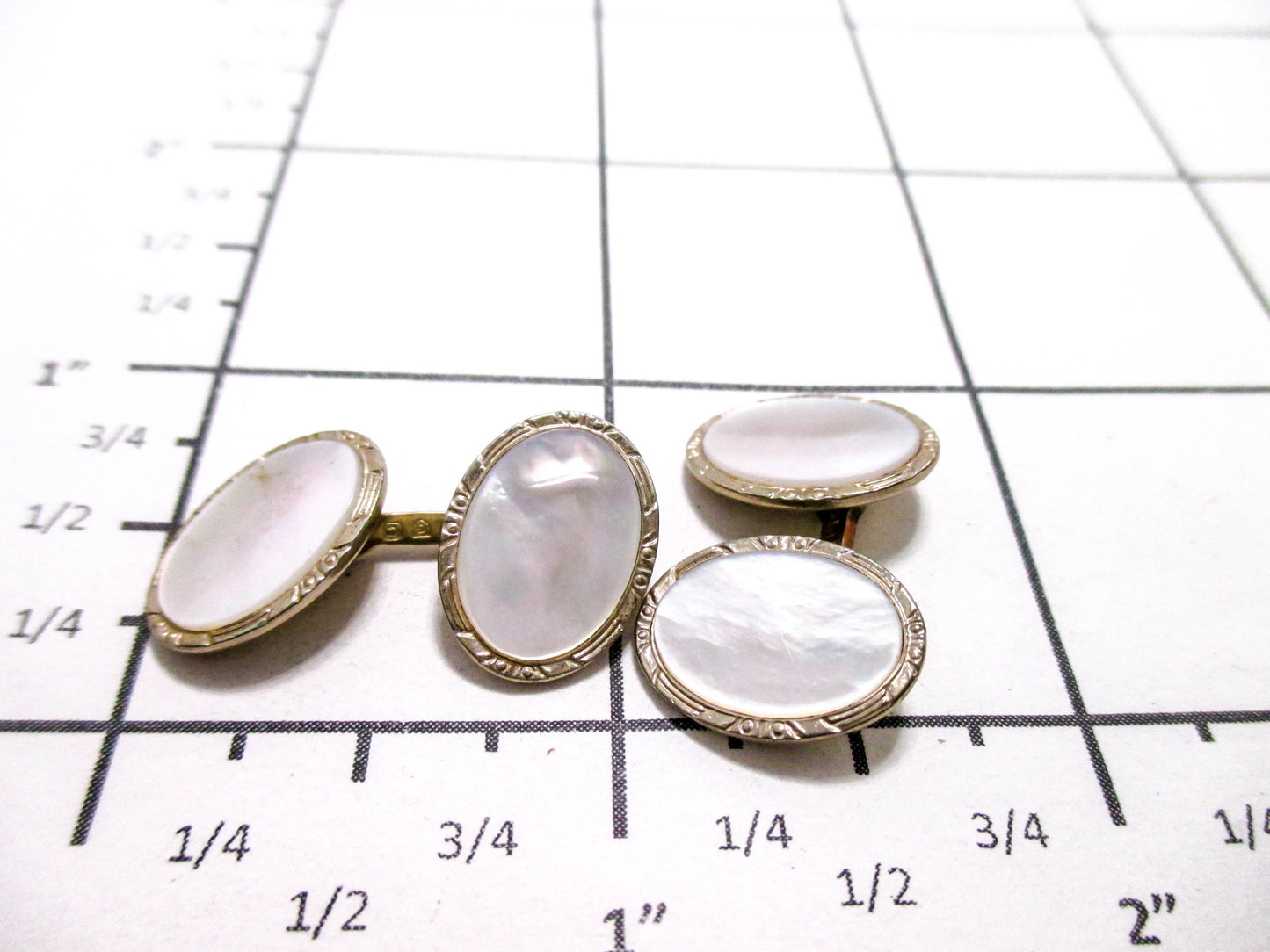 1930s Mother of Pearl Cufflinks