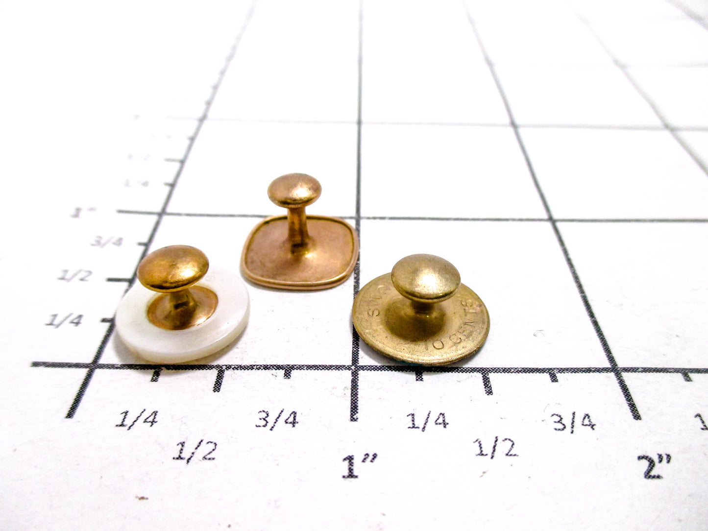 Vintage Collar Stud Lot of 3