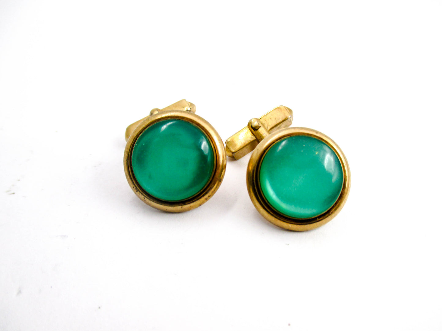 Very Vintage Green Cufflinks