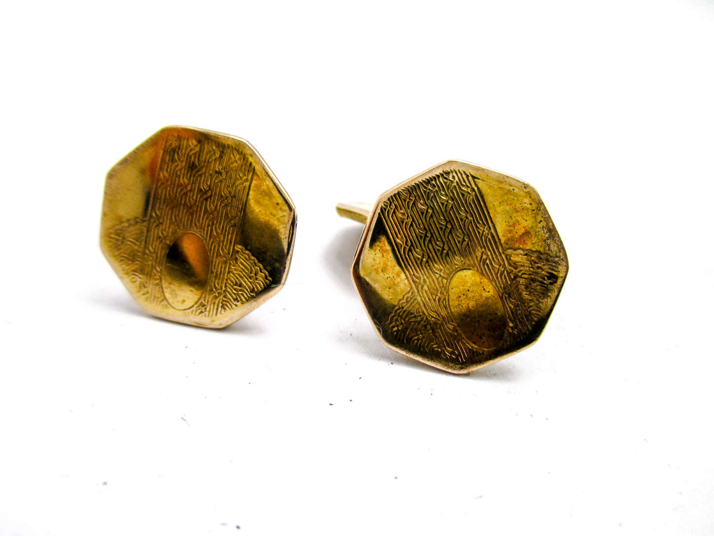 Early 20th Century Guilloche Cufflinks