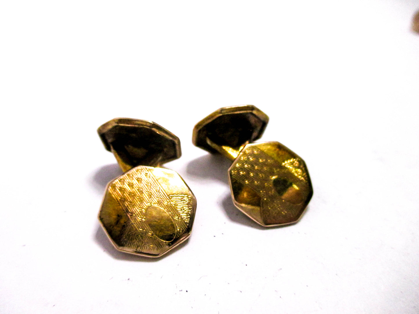 Early 20th Century Guilloche Cufflinks