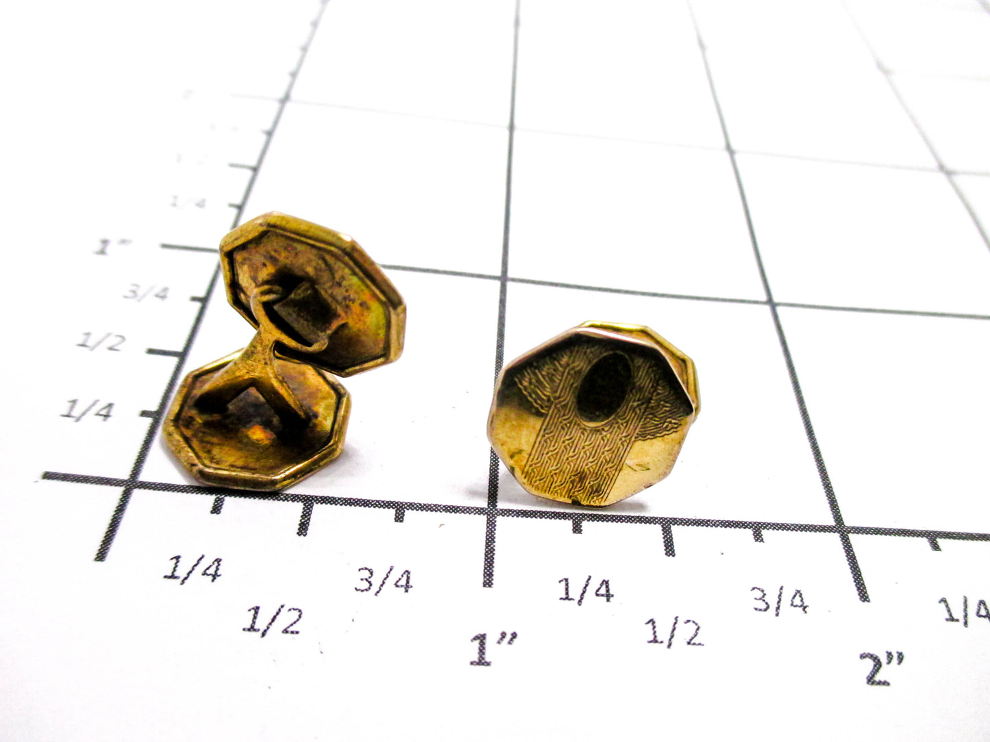 Early 20th Century Guilloche Cufflinks