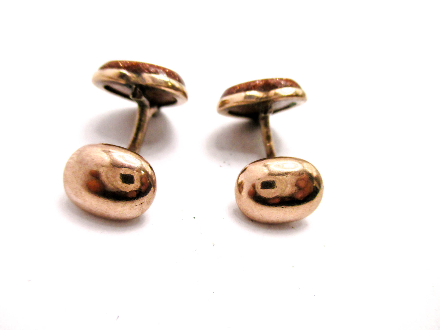 Victorian Heart Cuff Buttons - Exquisite 1800s Women's Cufflinks