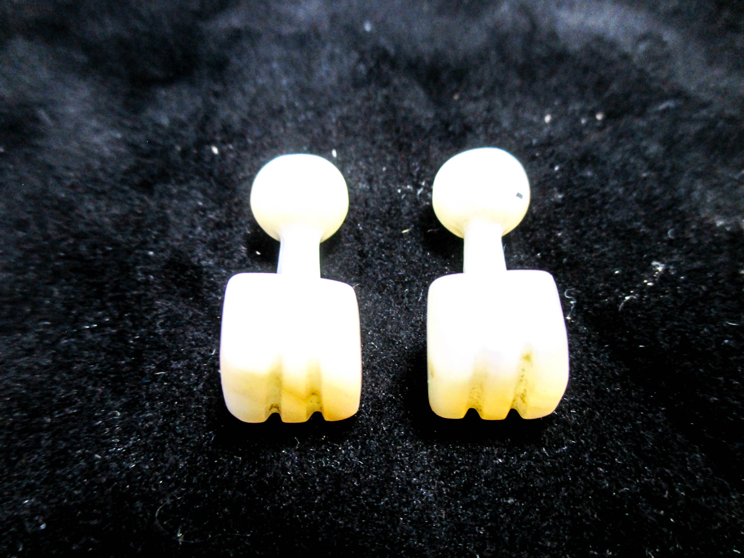 Antique Square MOP Cufflinks - Victorian Jewelry for Men