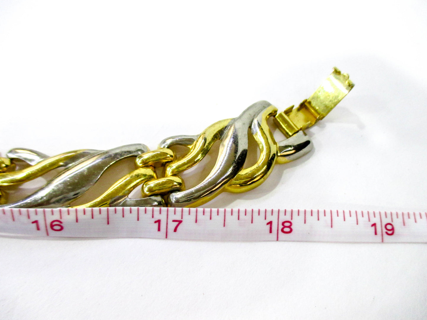 Collar Statement Necklace - Silver and Gold Tone