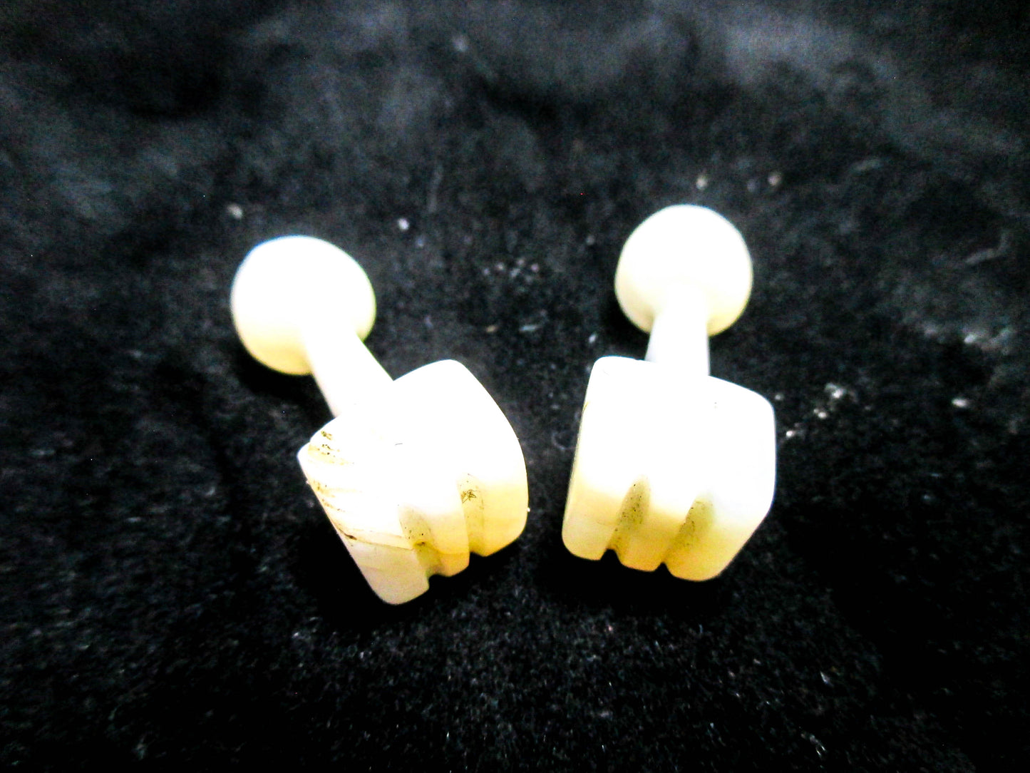 Antique Square MOP Cufflinks - Victorian Jewelry for Men