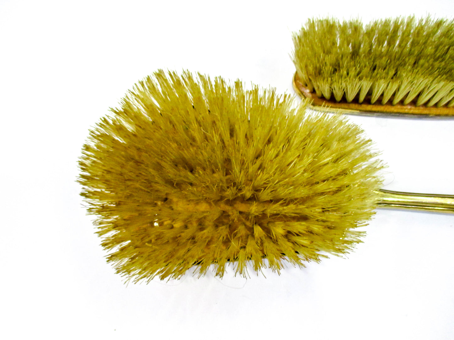 Vintage Blue Guilloche Style Vanity Brush Set